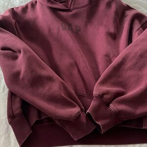 GAP Women's Deep Red Hoodie Sweater